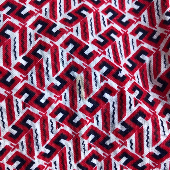 Vtg 60s UAR Egyptian Prairie Cottage Core Patterned Ruffle Maxi Dress Nefertari - Picture 14 of 16